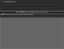 Tablet Screenshot of macushla.com